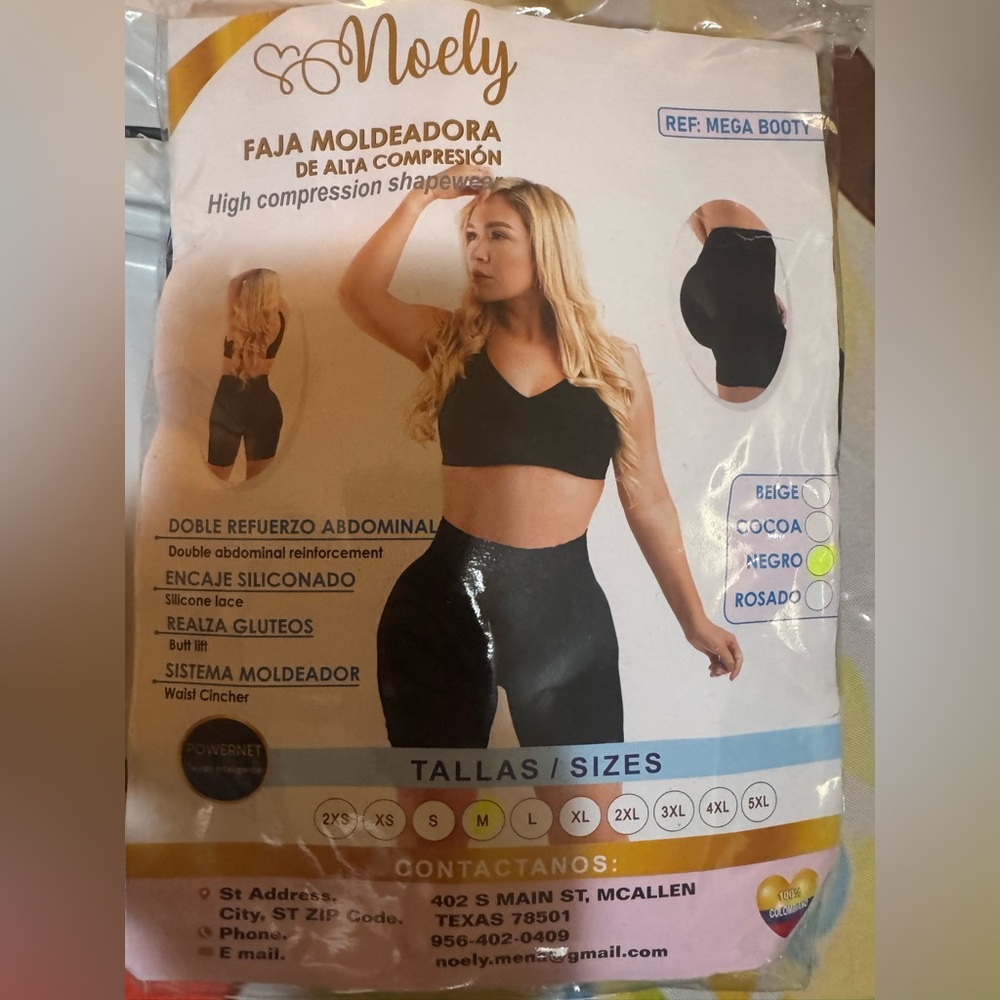 High Compression Shapewear in Black